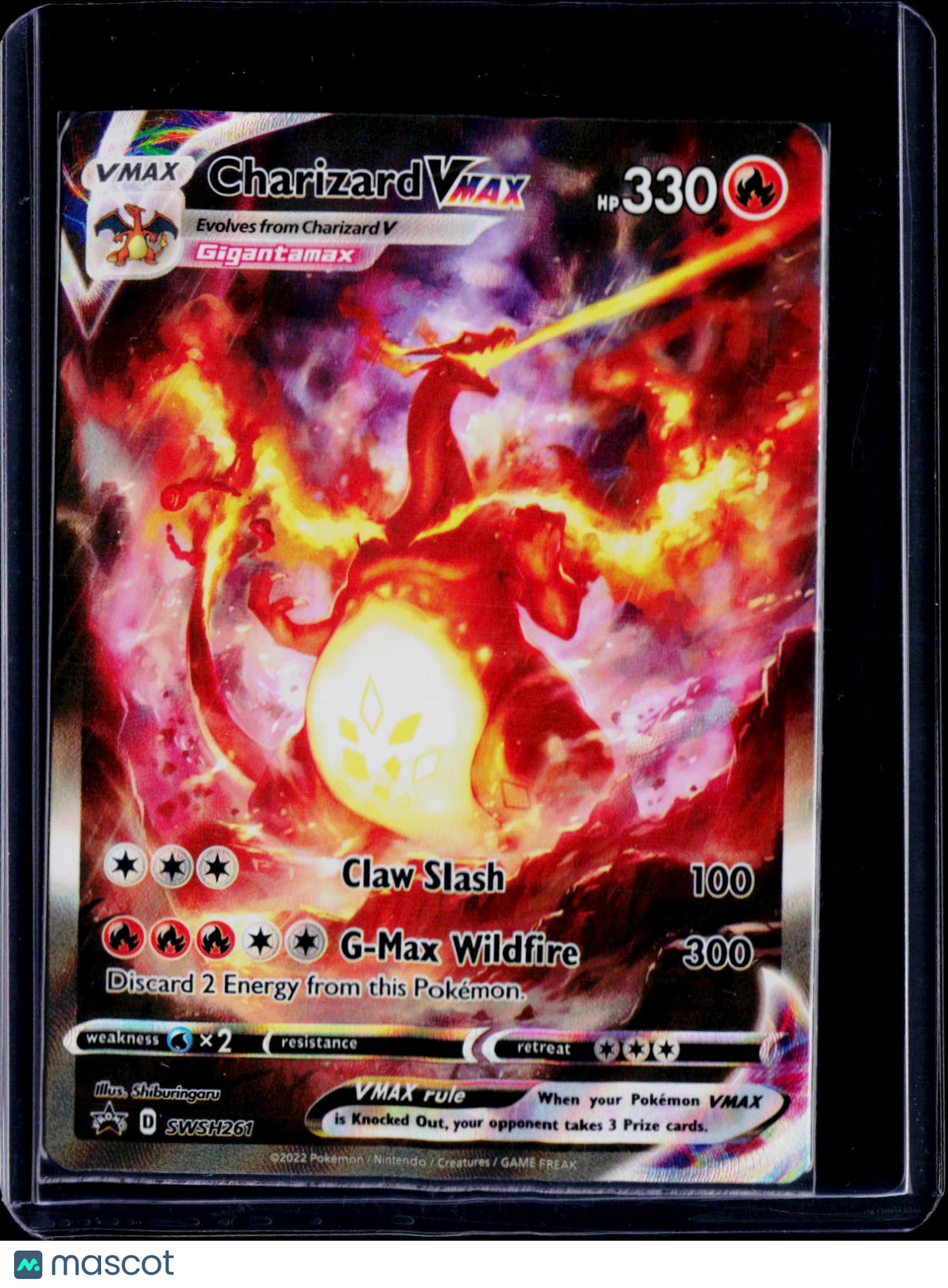 Pokemon Charizard Vmax SWSH261