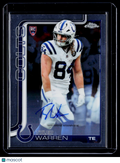 2025 Topps Chrome Tyler Warren Rookie Auto RC