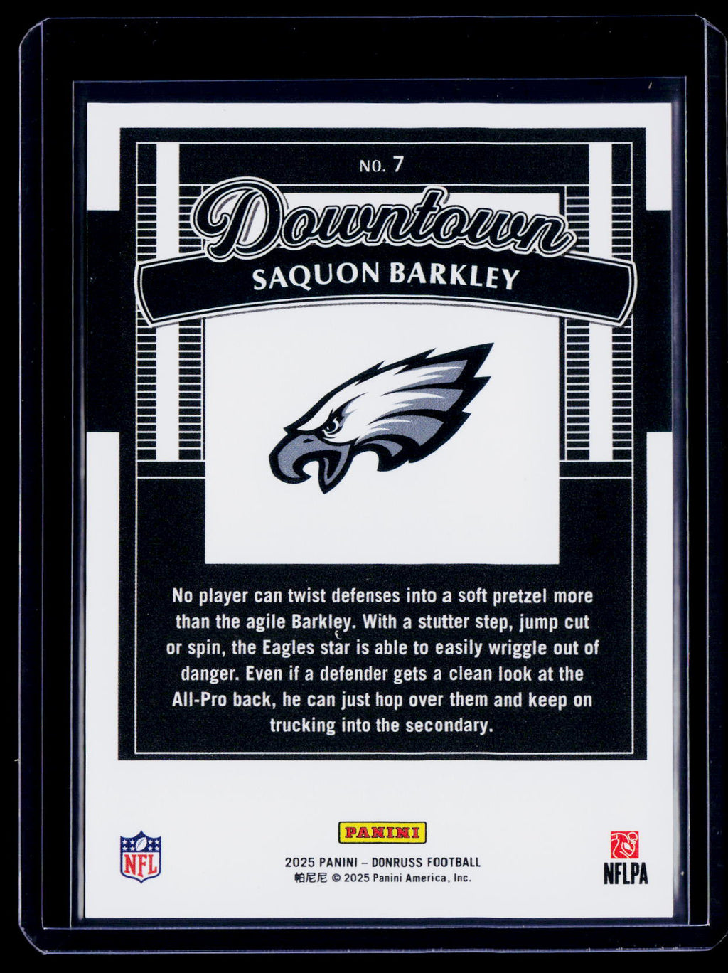 2025 Donruss Saquon Barkley Downtown