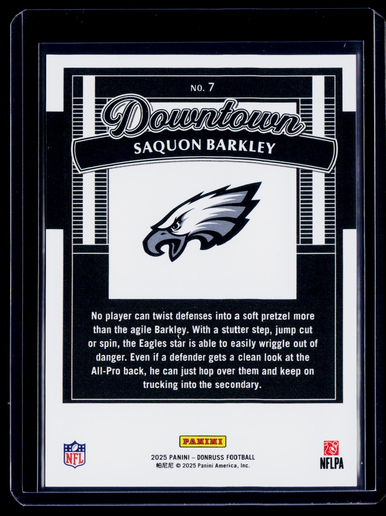 2025 Donruss Saquon Barkley Downtown
