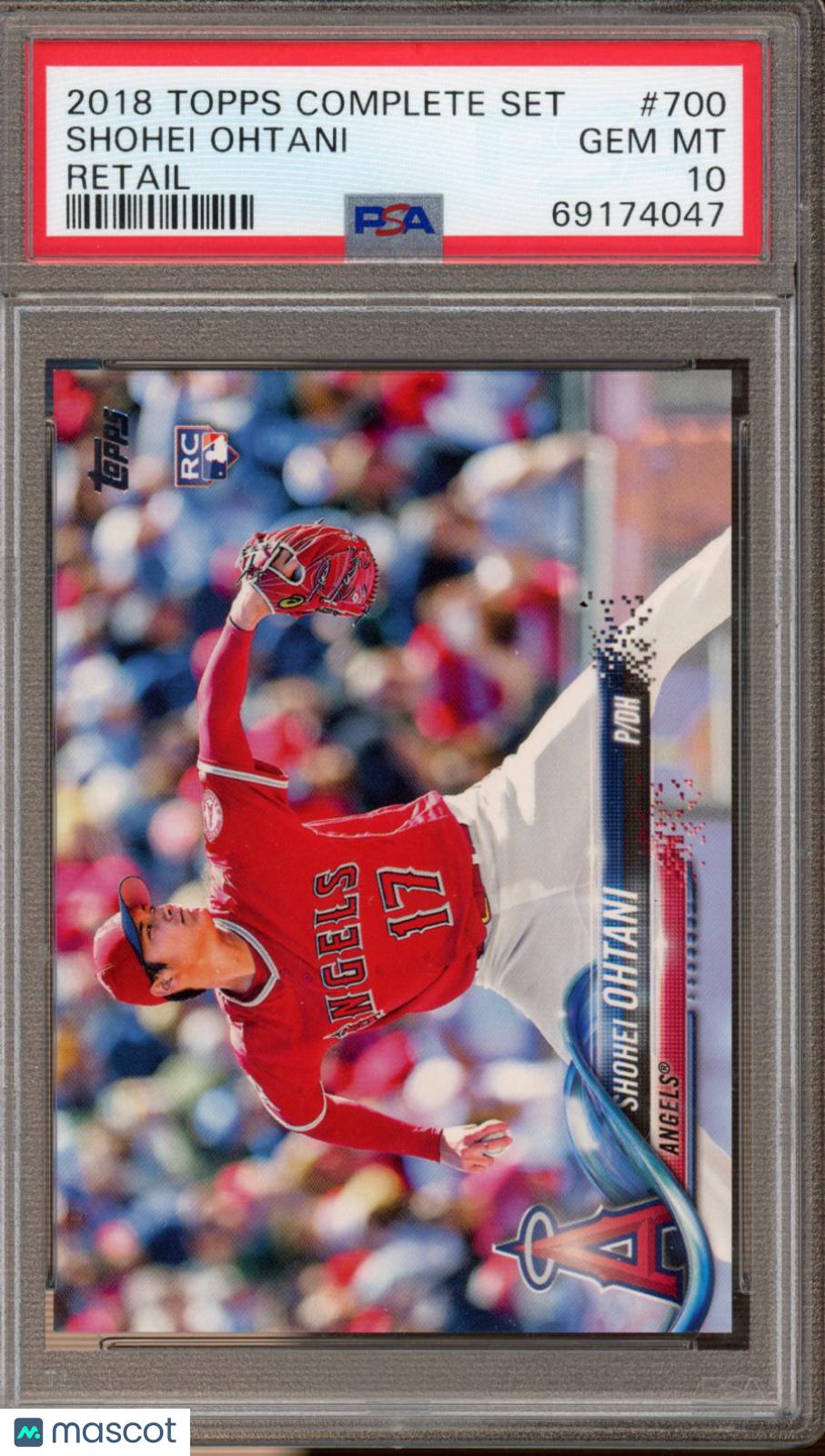 2018 Topps Shohei Ohtani Complete Set Retail PSA 10 RC