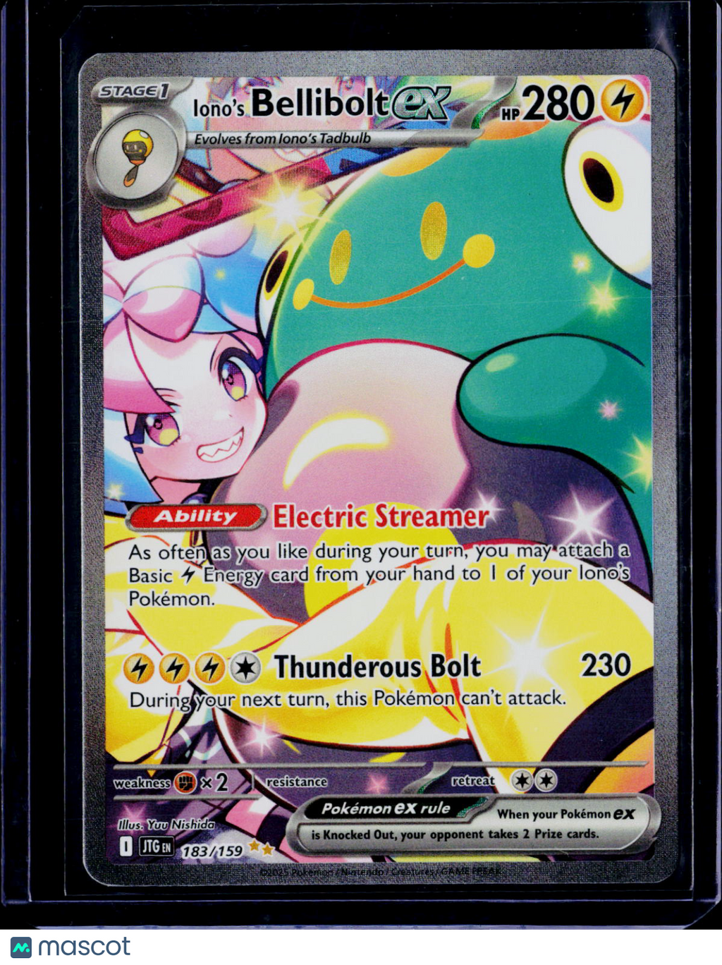 Pokemon Iono's Bellibot ex 183 159 f