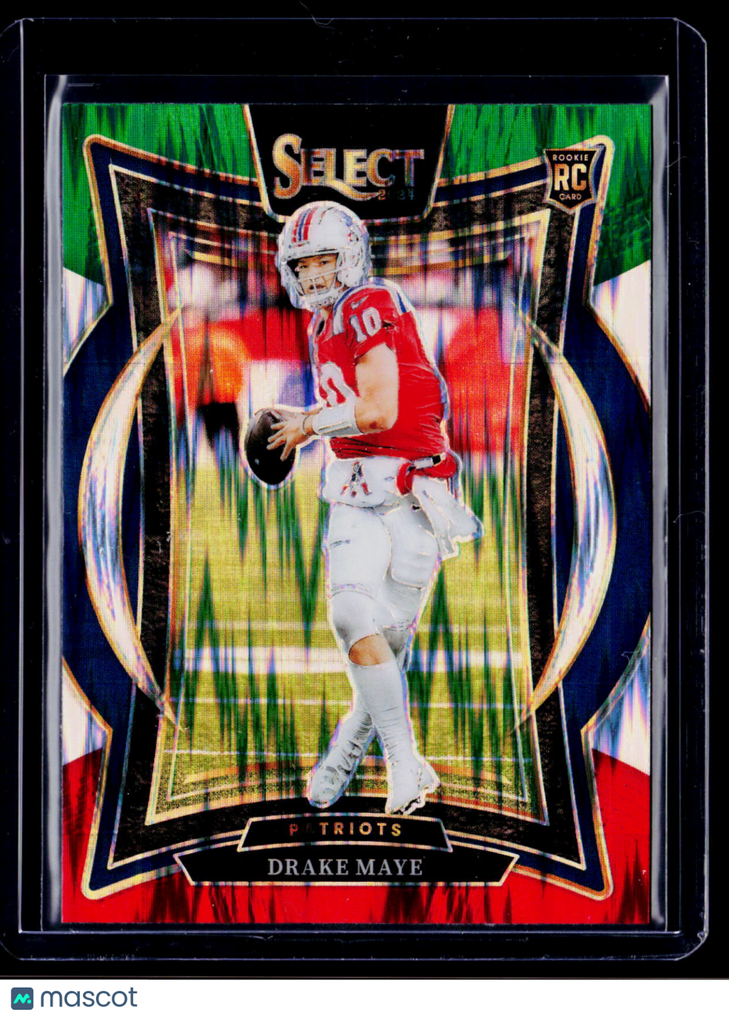 2024 Select Drake Maye Rookie Green & Red Shock RC