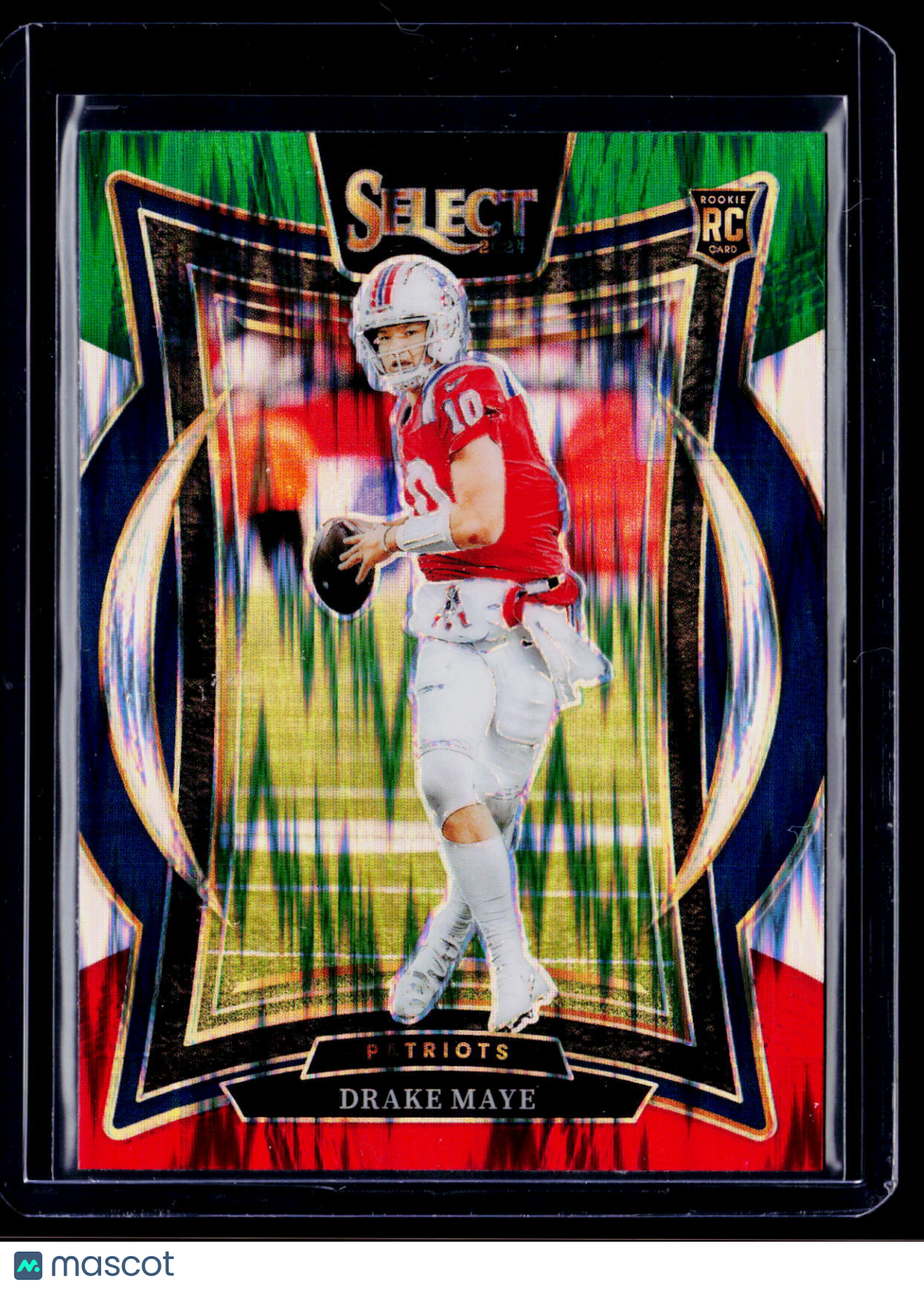 2024 Select Drake Maye Rookie Green & Red Shock RC