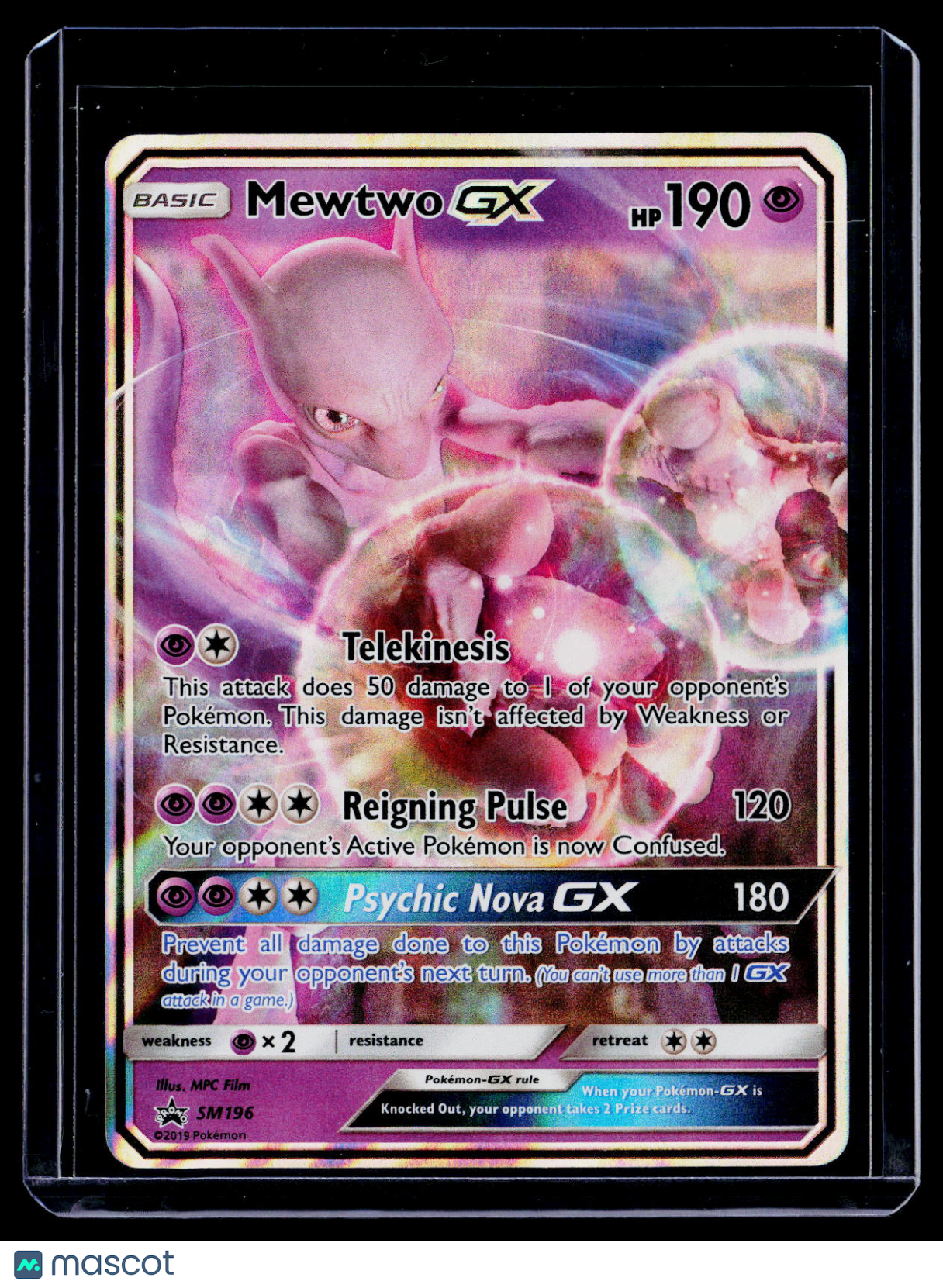 Pokemon Mewtwo GX SM196 Promo