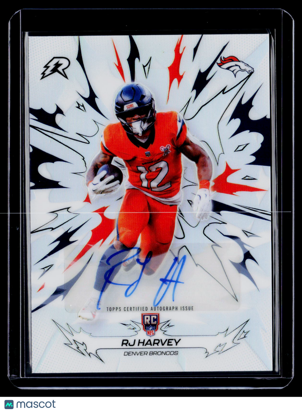 2025 Topps Resurgence RJ Harvey Rookie Auto RC