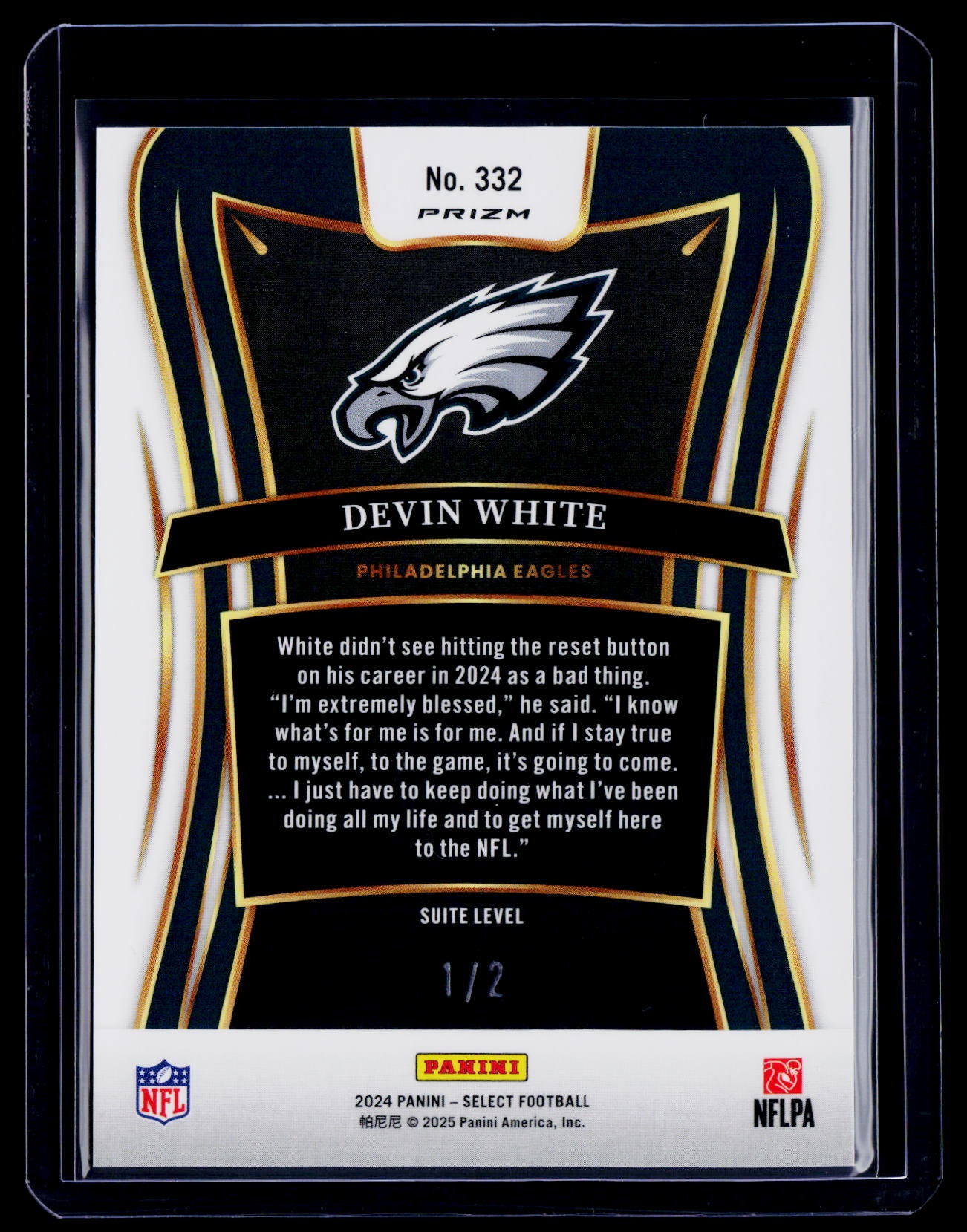 2024 Select Devin White Snake Skin Suite Level 1/2