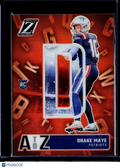2024 Panini Zenith Drake Maye Rookie A To Z Orange RC