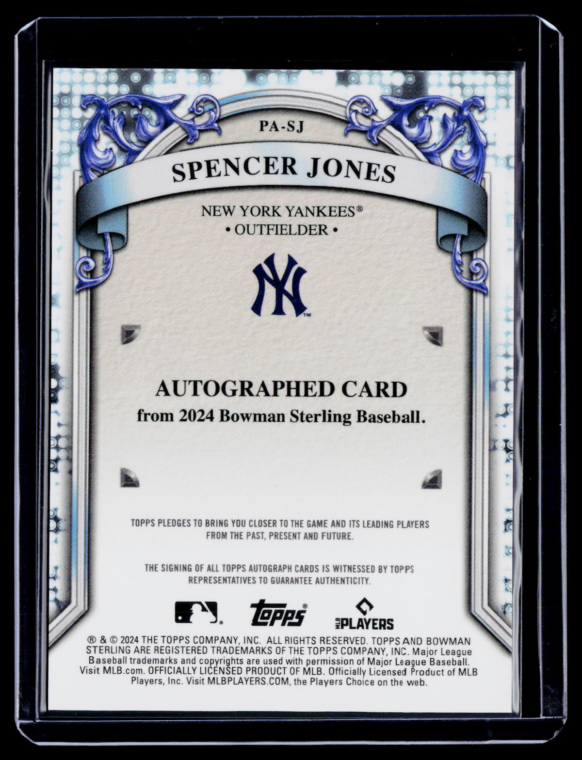 2024 Bowman Sterling Spencer Jones Auto