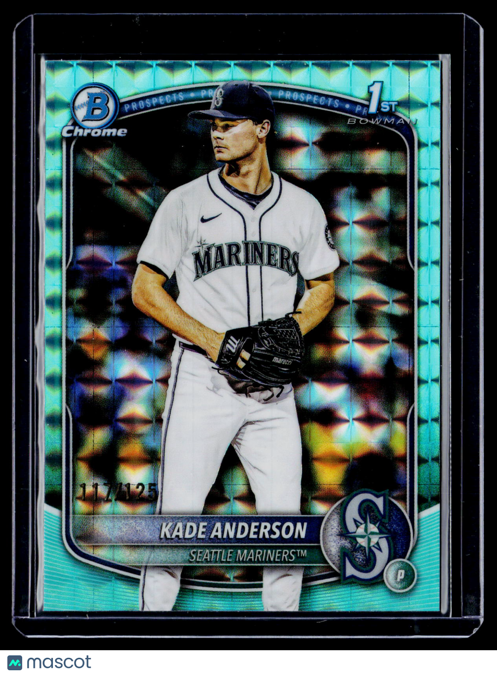 2025 Bowman Draft Kade Anderson Aqua Geometric 117/125