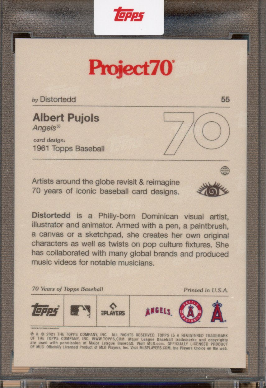 2021 Topps Project 70 Albert Pujols Distortedd 55