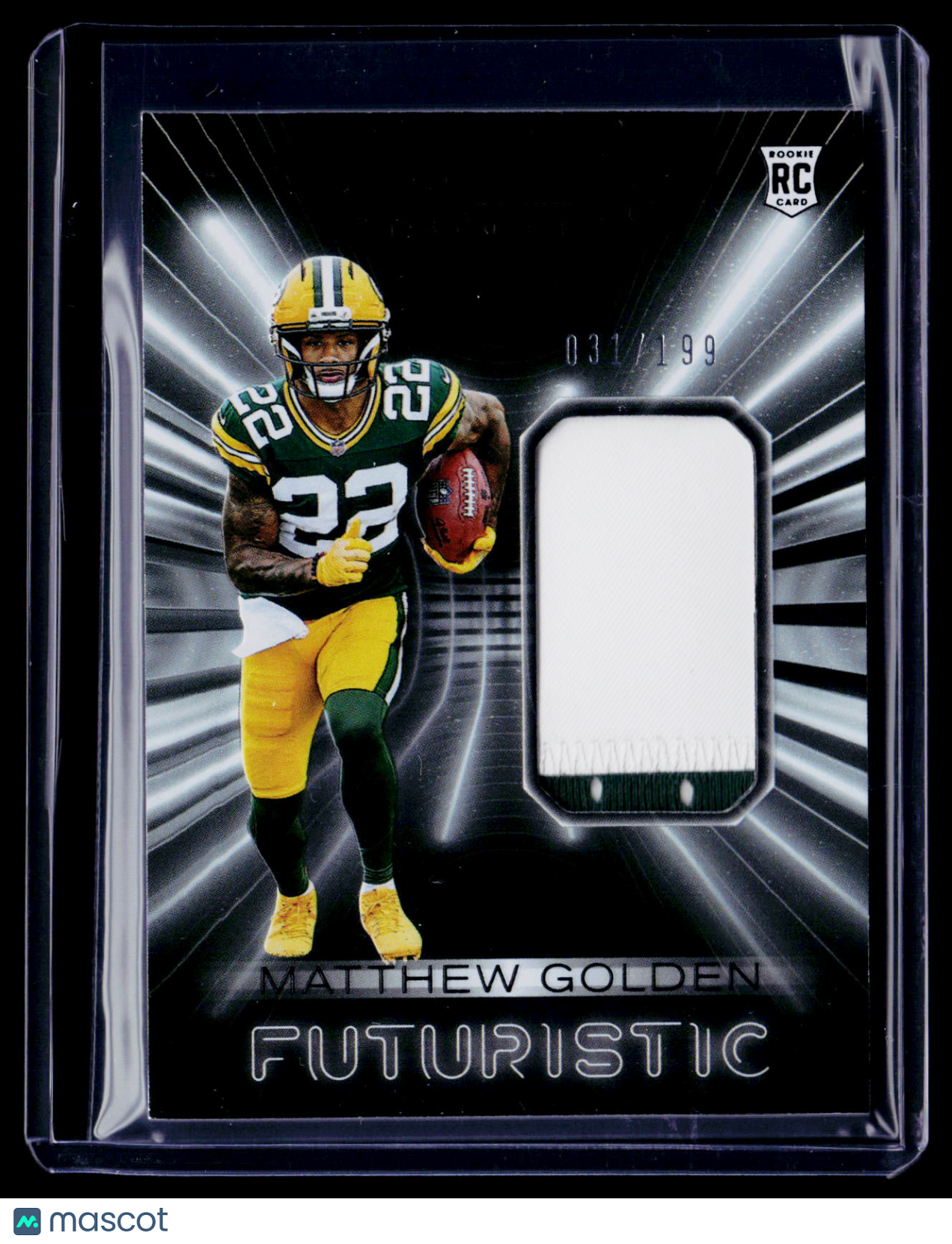 2025 Black Matthew Golden Rookie Futuristic Patch 31/199 RC