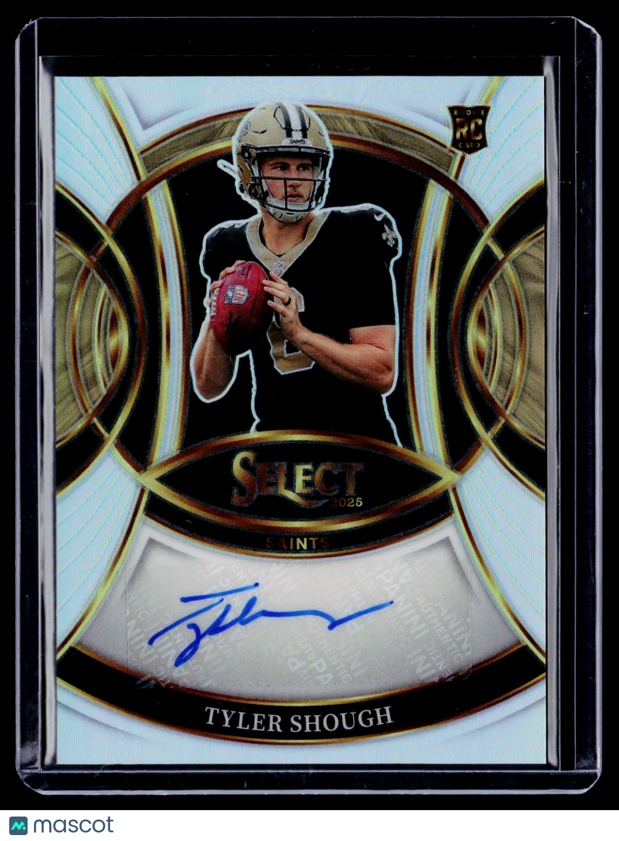 2025 Select Tyler Shough Rookie Silver Auto RC