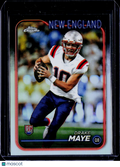 2024 Topps Chrome Drake Maye Refractor