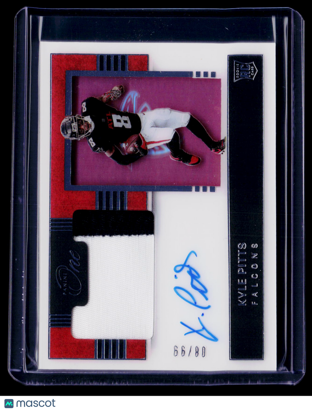 2021 Panini One Kyle Pitts Rookie Patch Auto RPA 8/99 RC
