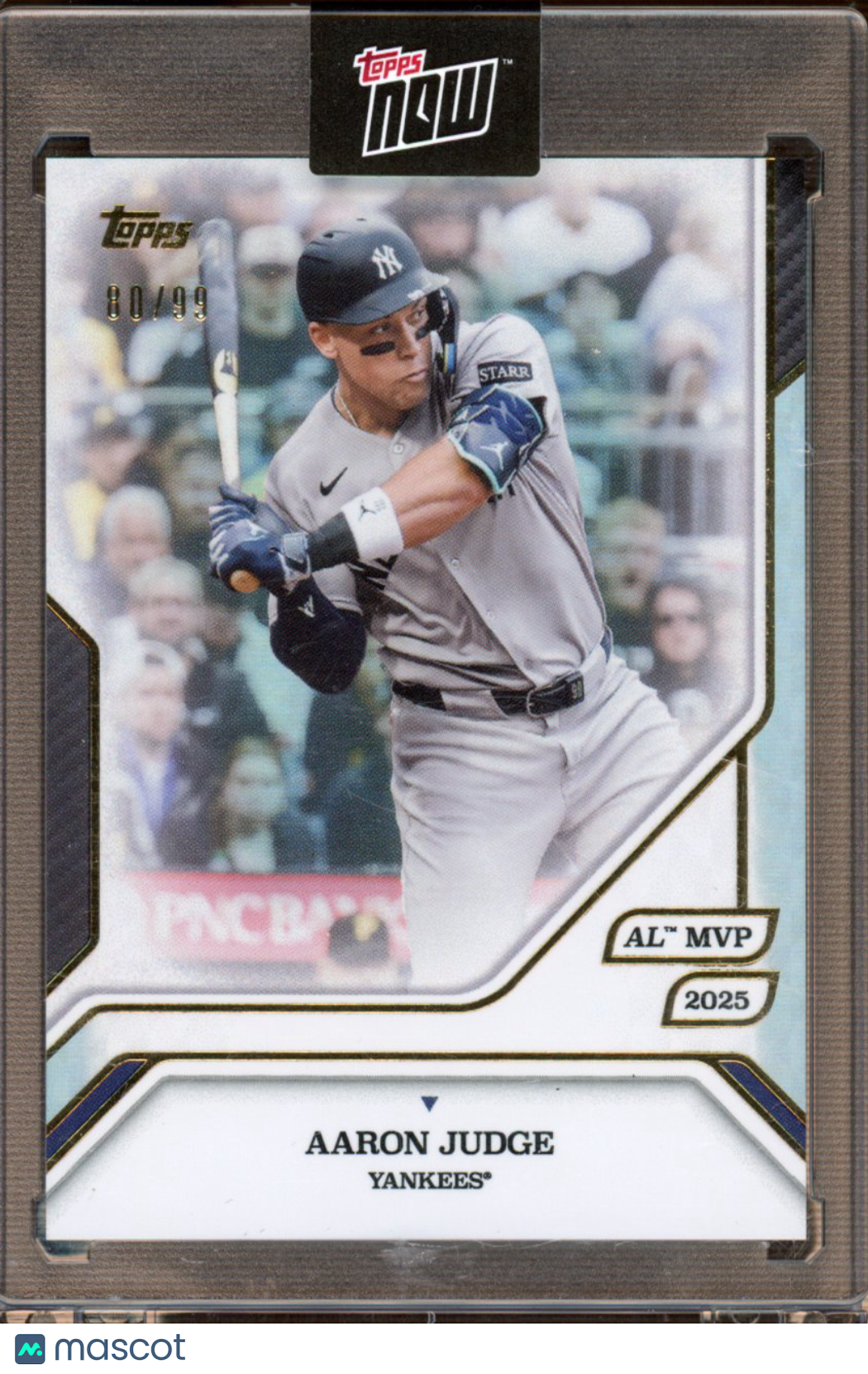 2025 Topps Now MVP Aaron Judge 80/99