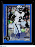 2025 Topps Chrome Ashton Jeanty Rookie Blue Auto 30/150 RC