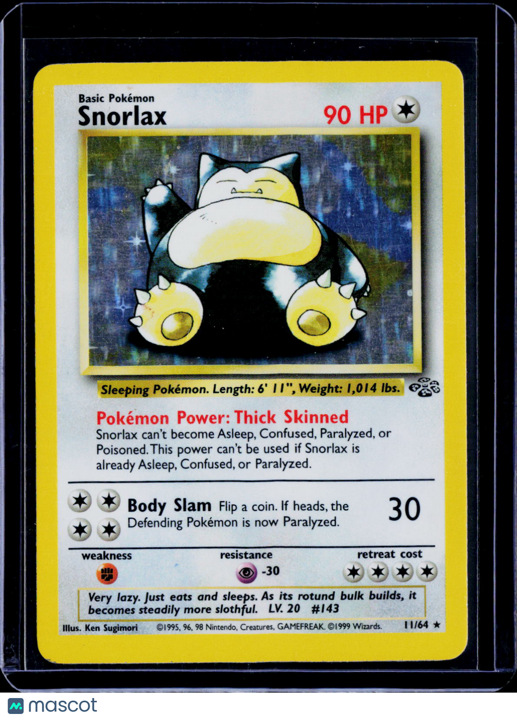 Snorlax Holo 11/64