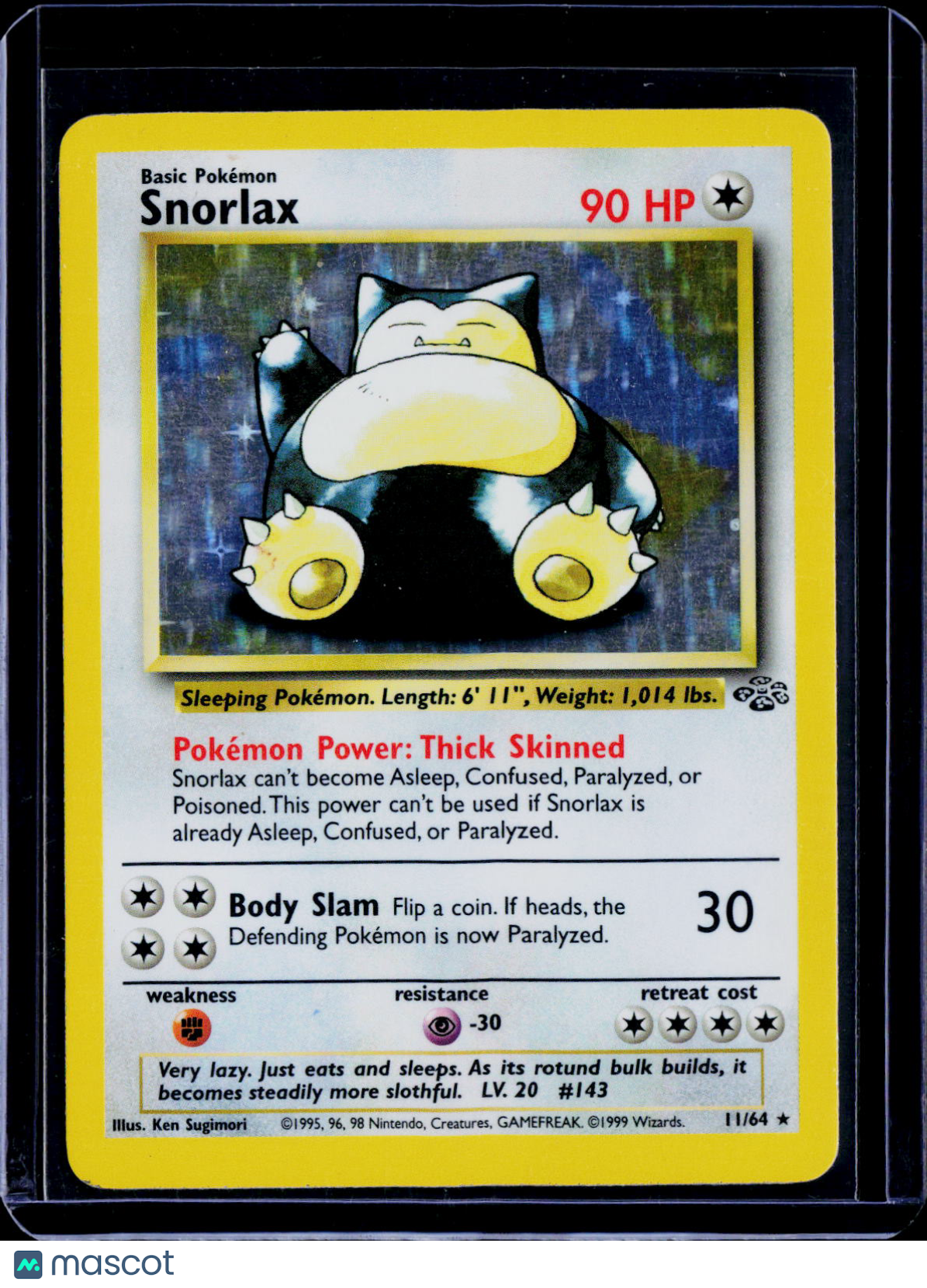 Snorlax Holo 11/64