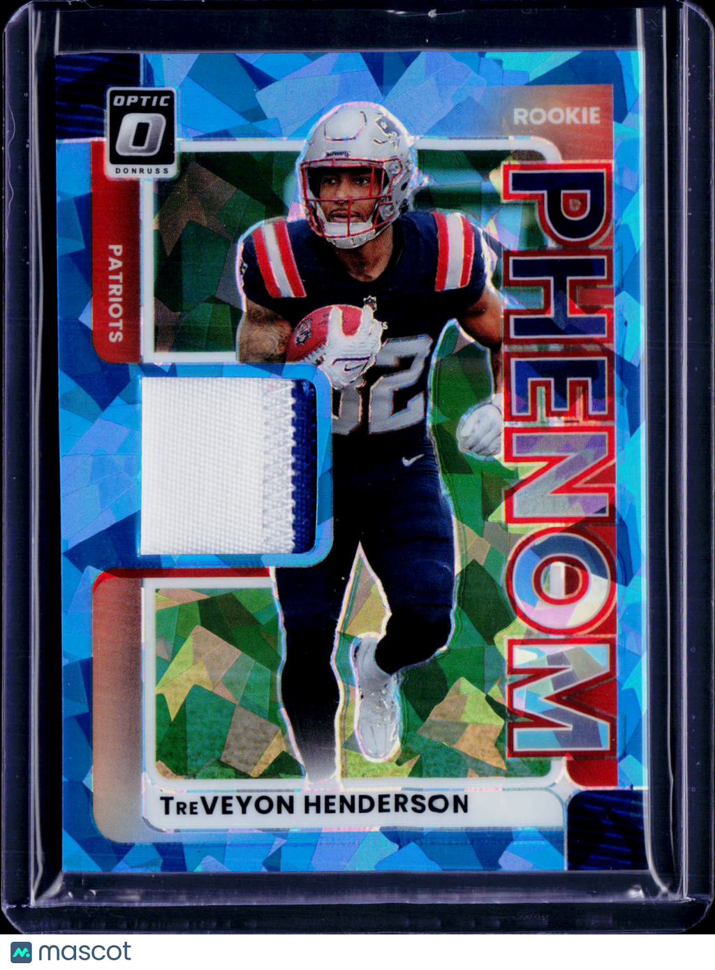 2025 Donruss Optic TreVeton Henderson Rookie Phenom Patch Cracked Ice /49