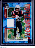 2025 Donruss Optic TreVeton Henderson Rookie Phenom Patch Cracked Ice /49