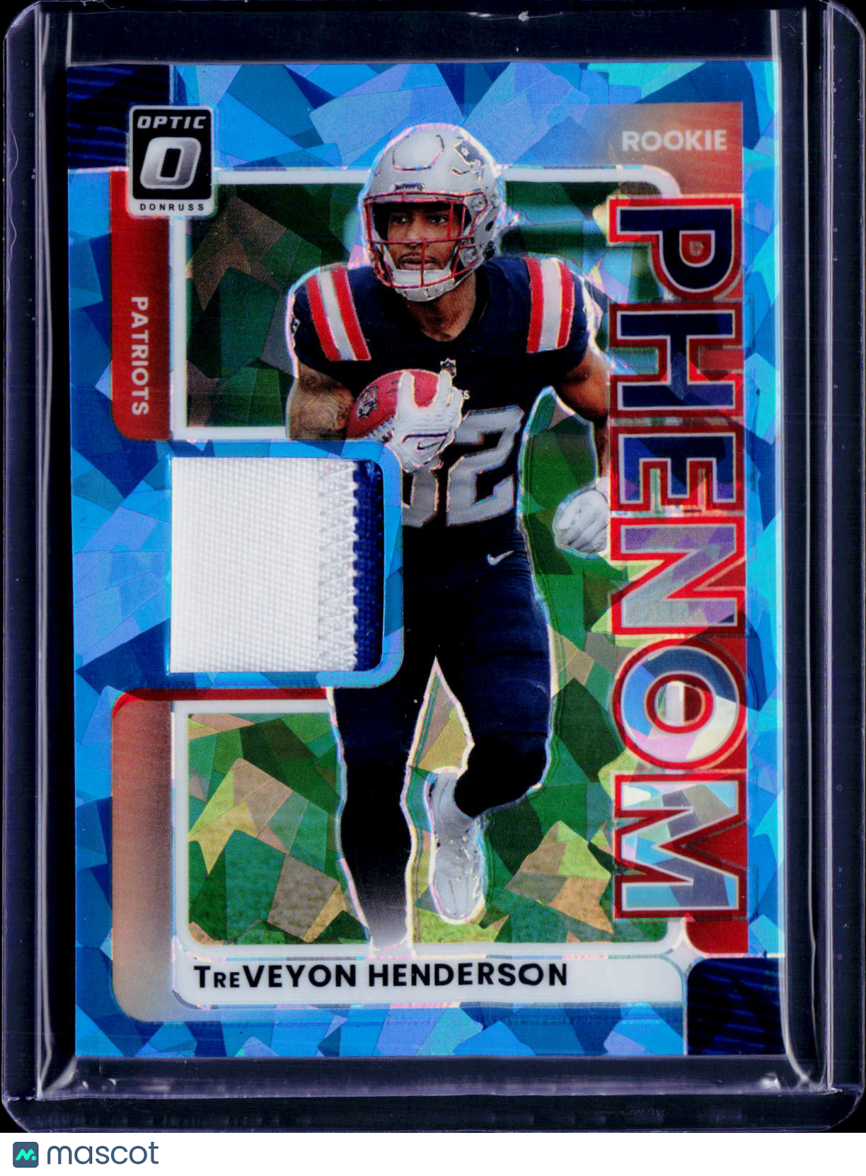 2025 Donruss Optic TreVeton Henderson Rookie Phenom Patch Cracked Ice /49