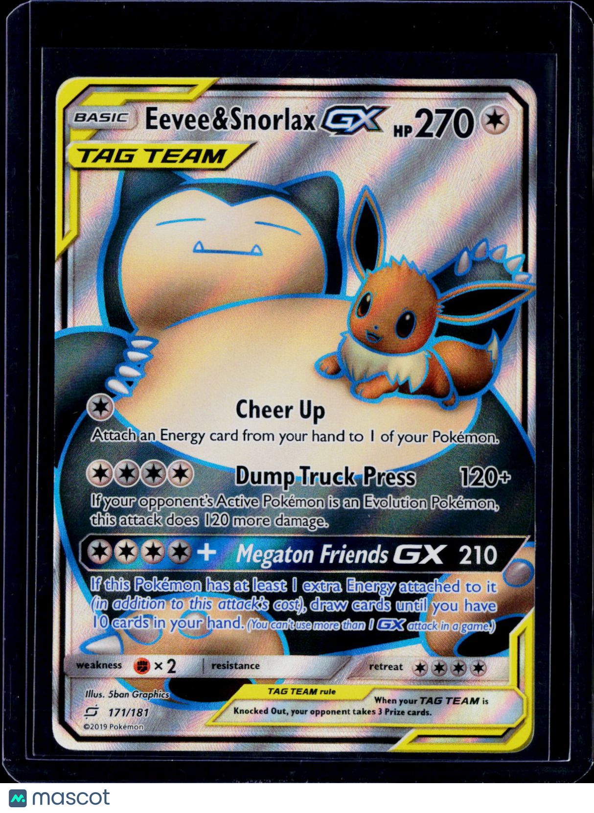 Eevee & Snorlax GX 171/181