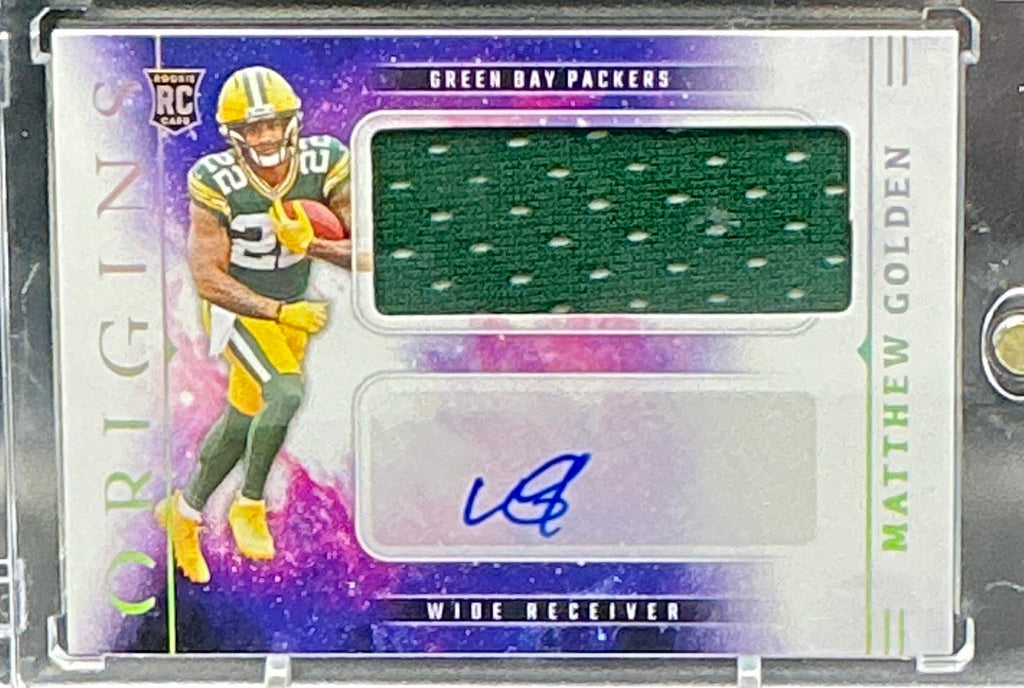 2025 Origins Mathew Golden Rookie Patch Auto