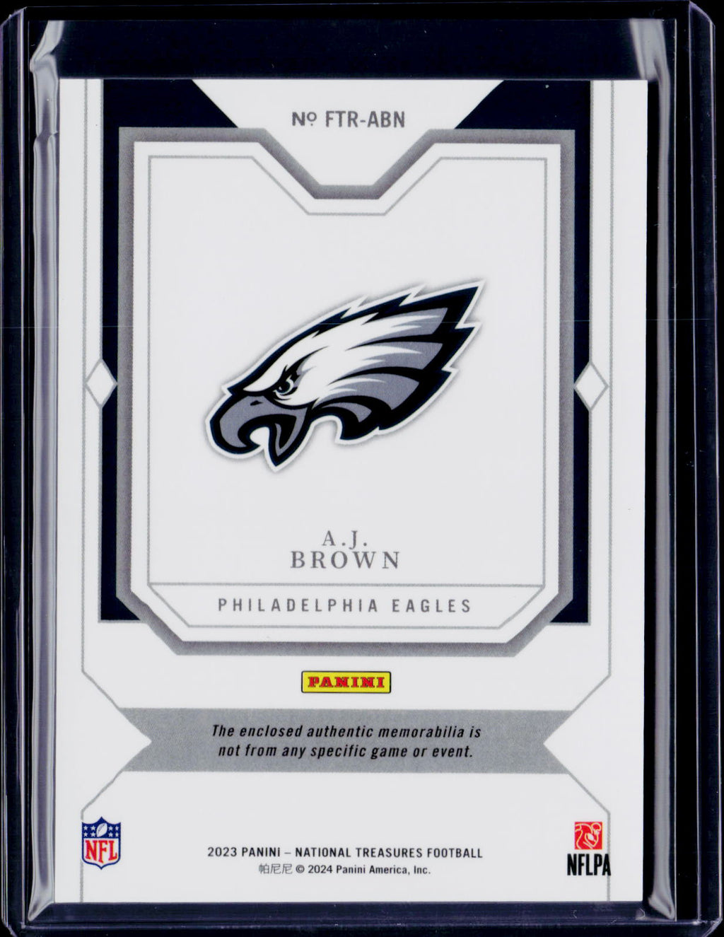 2023 National Treasures AJ Brown Franchise Treasures /49