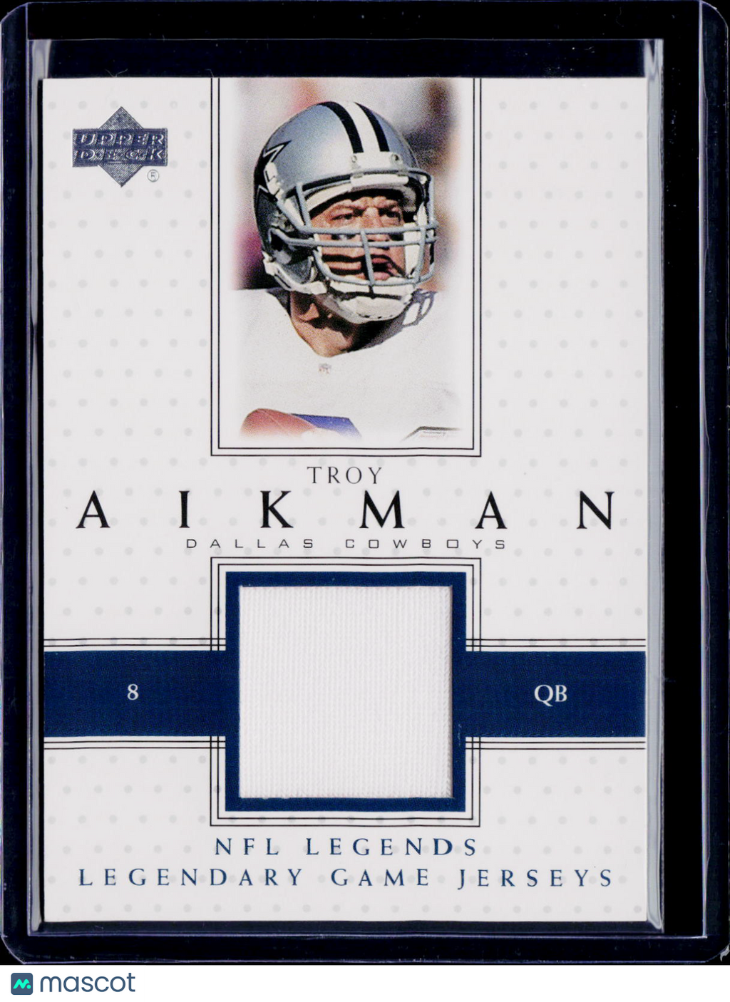 2000 Upper Deck Troy Aikman Legendary Jersey Cowboys
