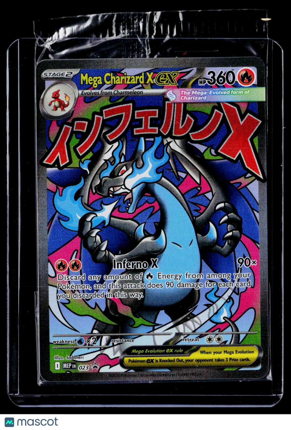 Pokemon Mega Charizard X ex Promo 023