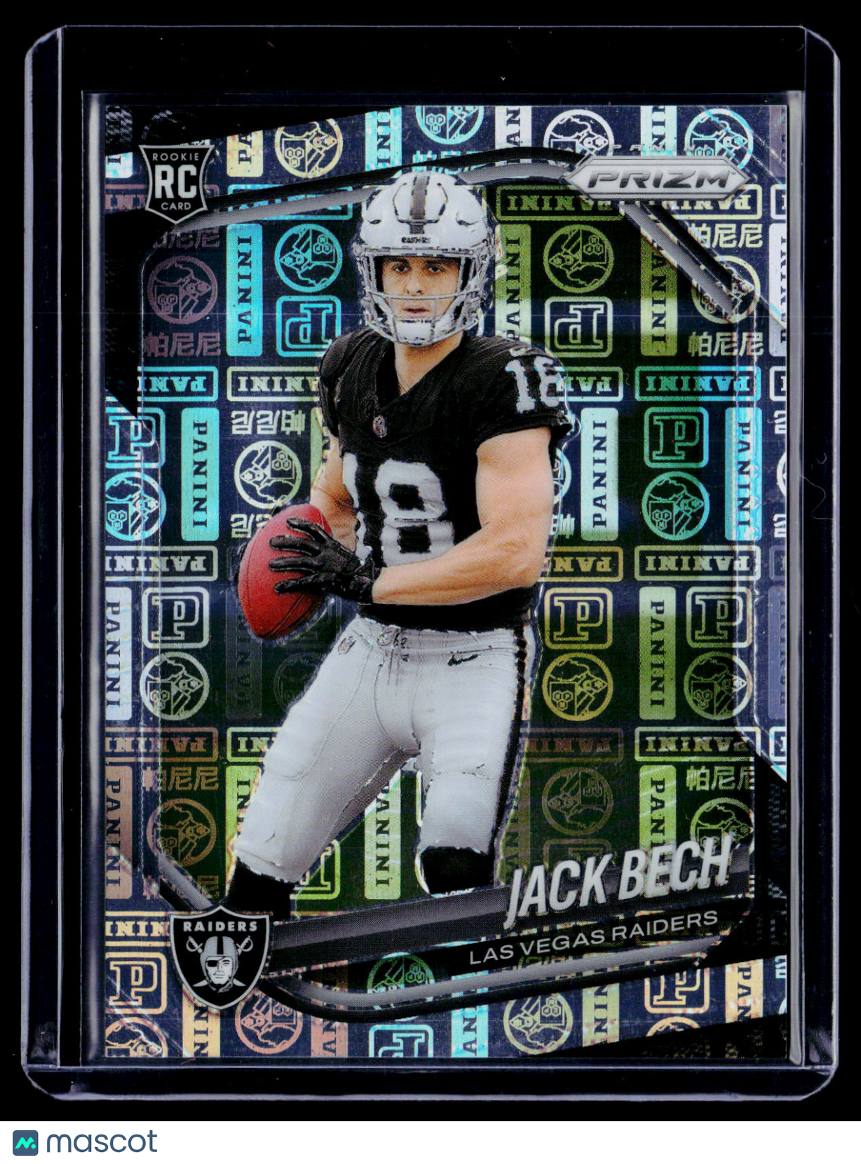 2025 Prizm Jack Bech Rookie Panini Logo 20/20 RC