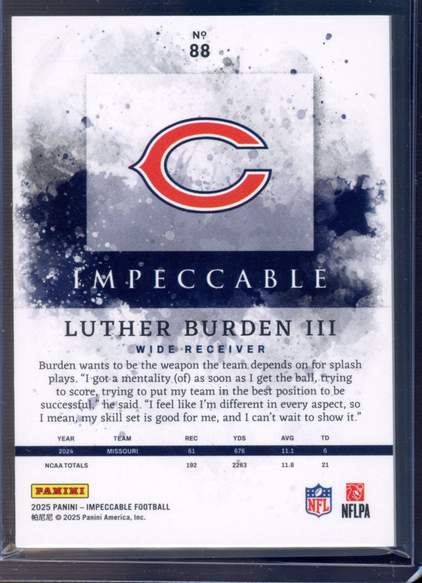 2025 Impeccable Luther Burden II 75/80 RC