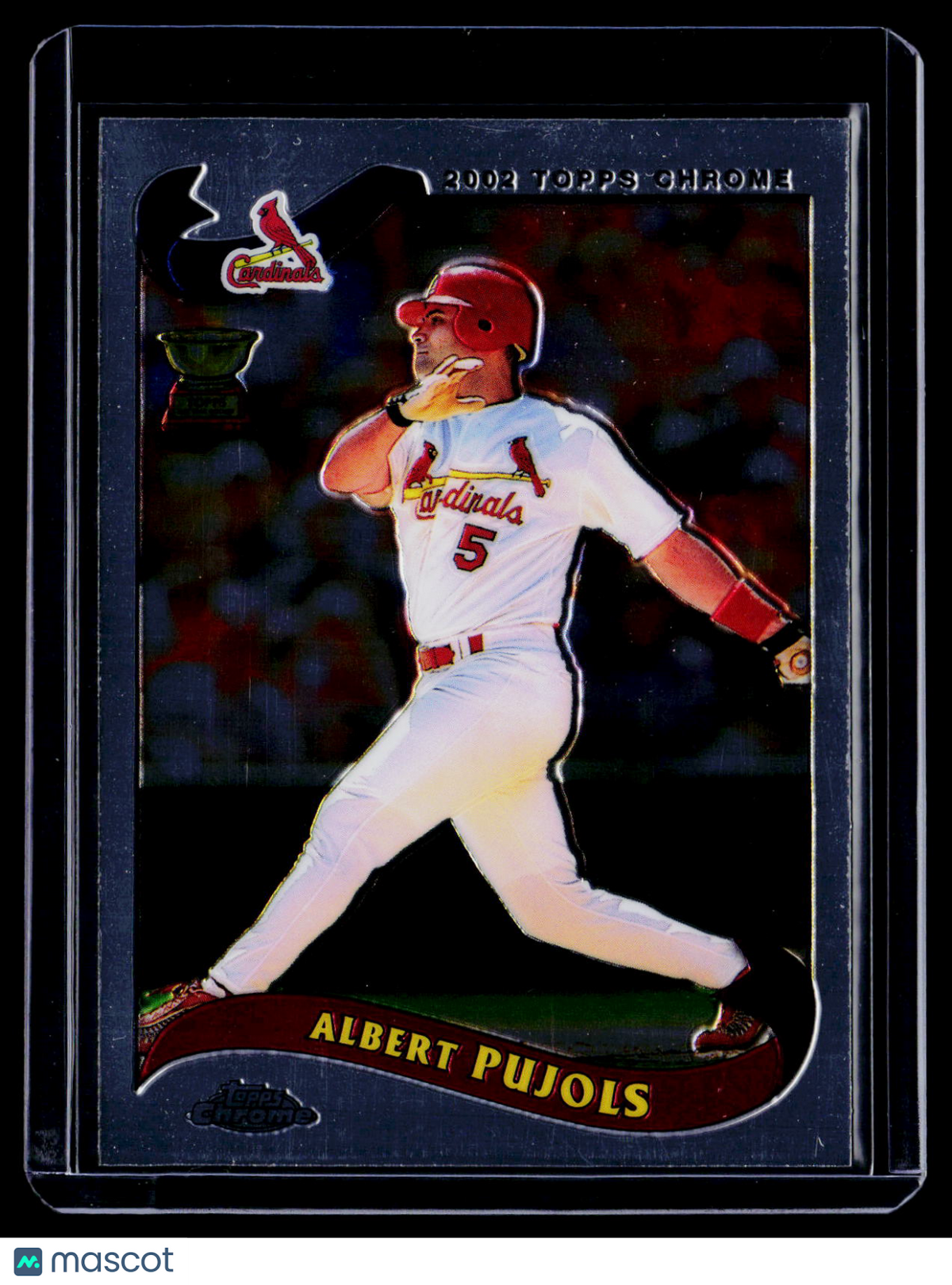 2002 Topps Chrome Albert Pujols 160 Rookie Cup