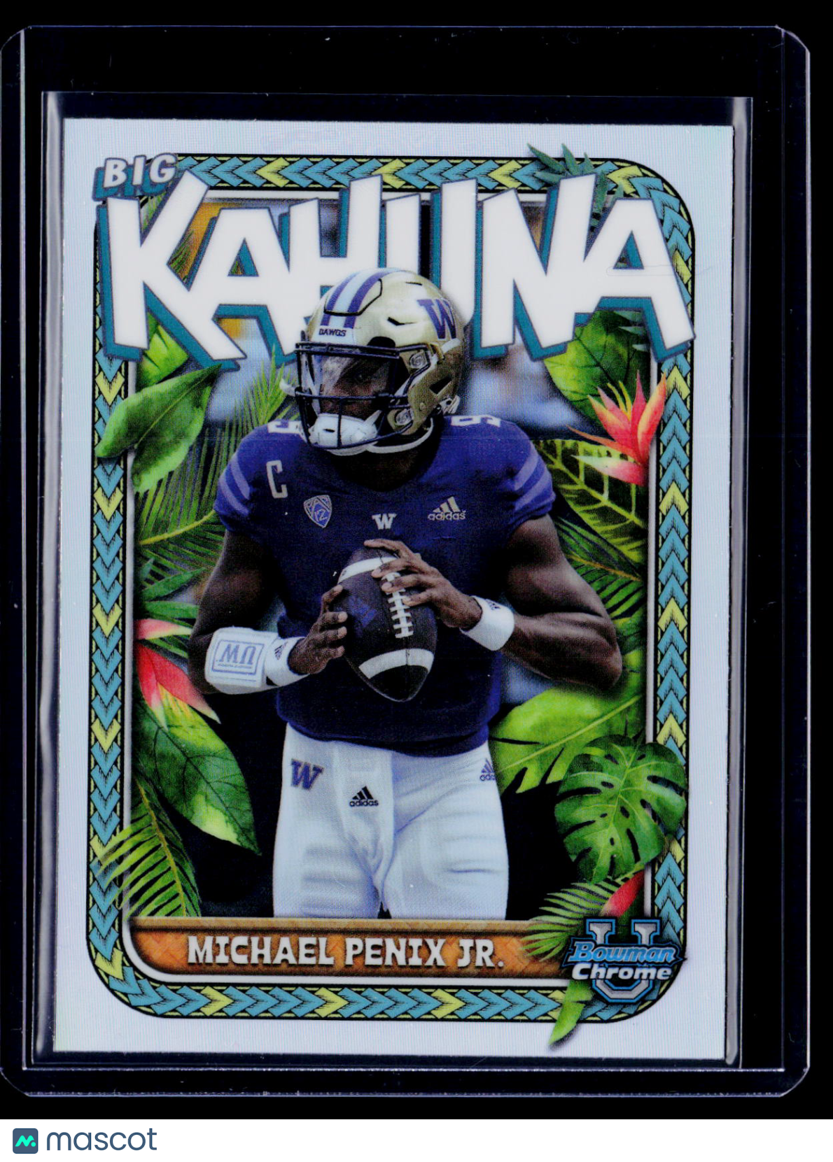 2023 Bowman Chrome University Michael Penix Jr. Big Kahuna SSP