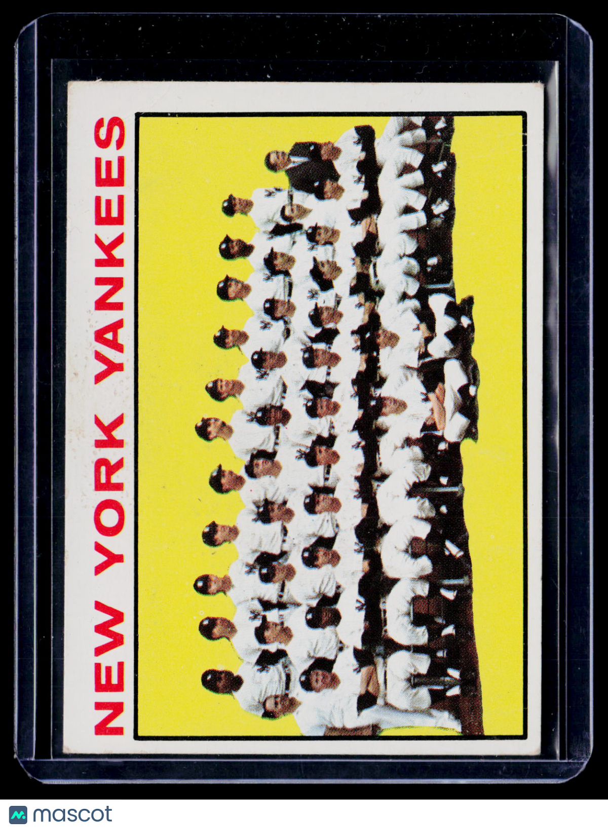 1964 Topps New York Yankees Team Card 433 Poor Condition