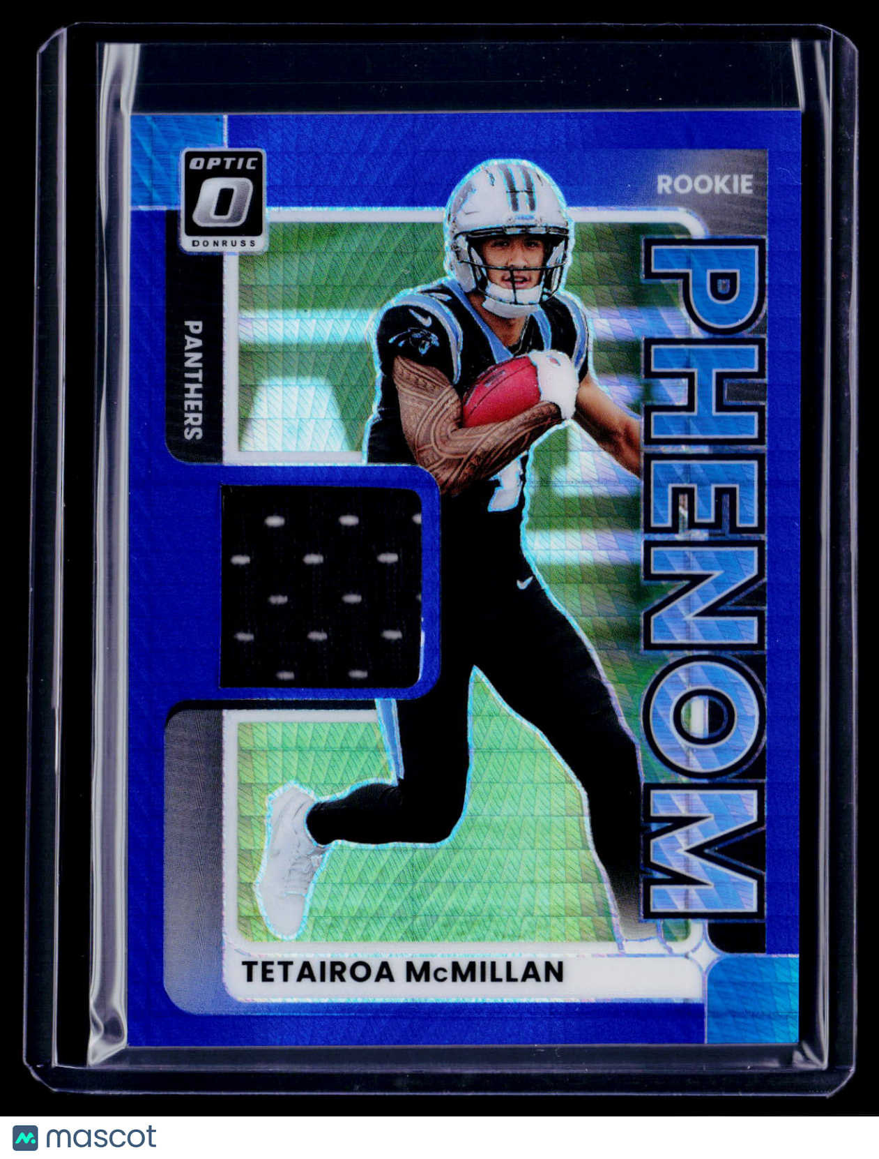 2025 Donruss Optic Tetairoa McMillan Rookie Phenom Blue Pulsar Patch