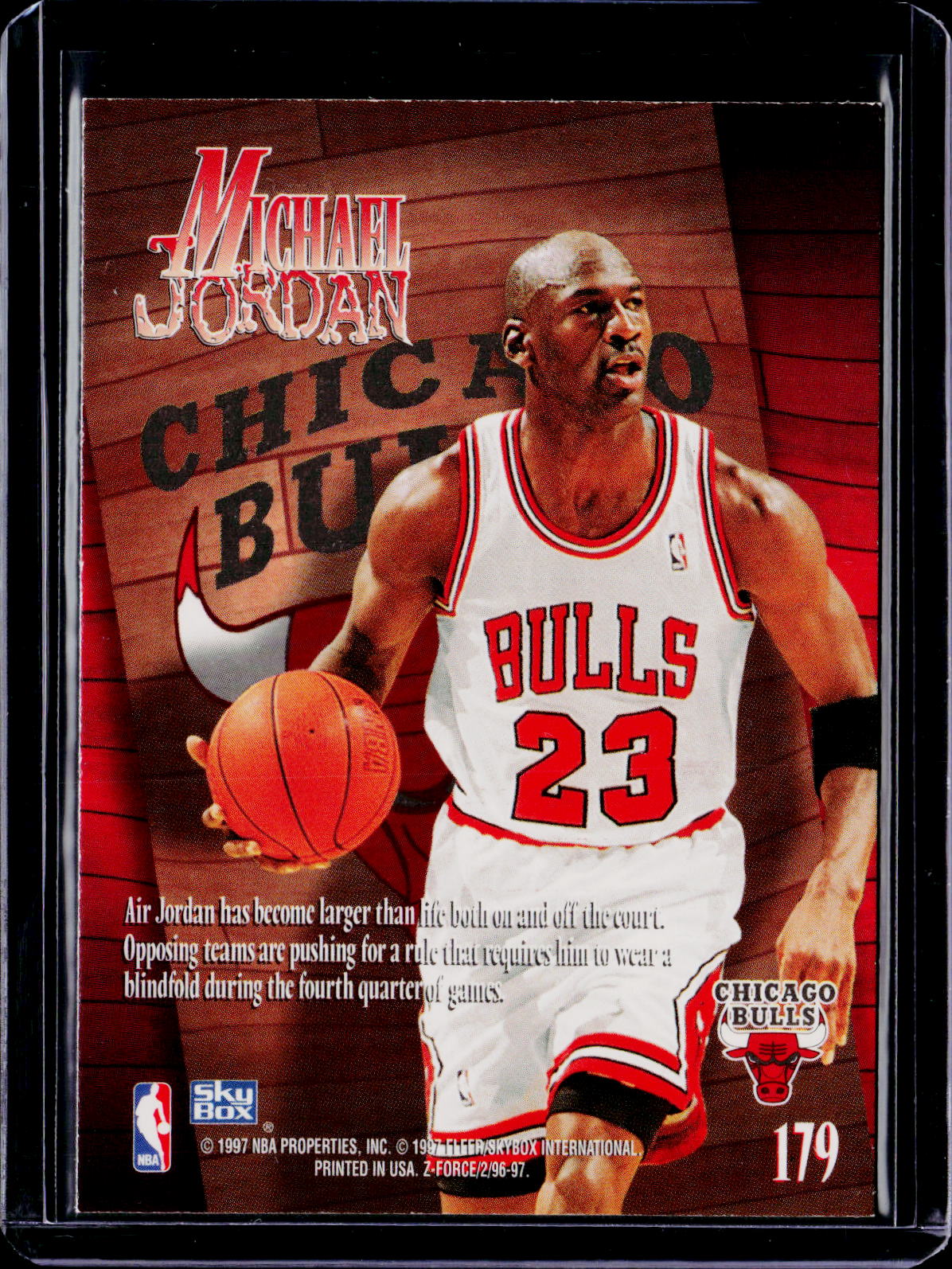 1997 Skybox Michael Jordan Z Force ZuperMen