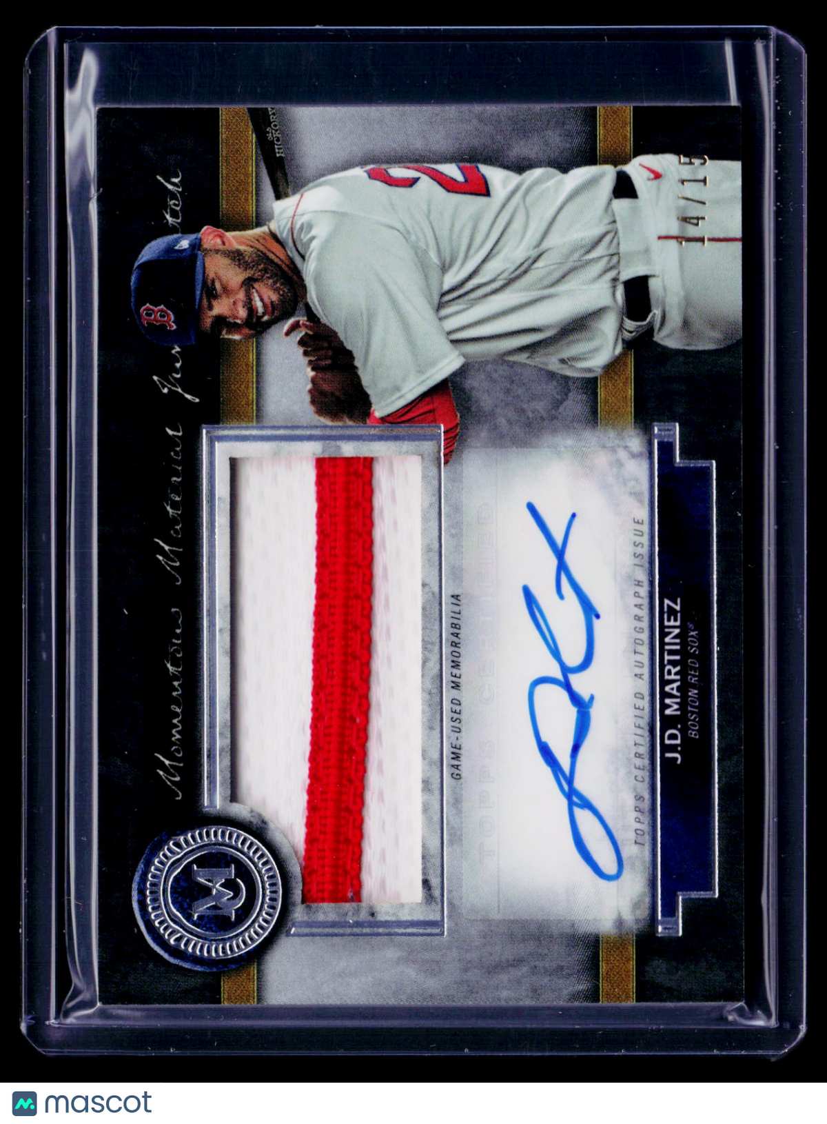 2020 Museum Collection J.D. Martinez Patch Auto 14/15