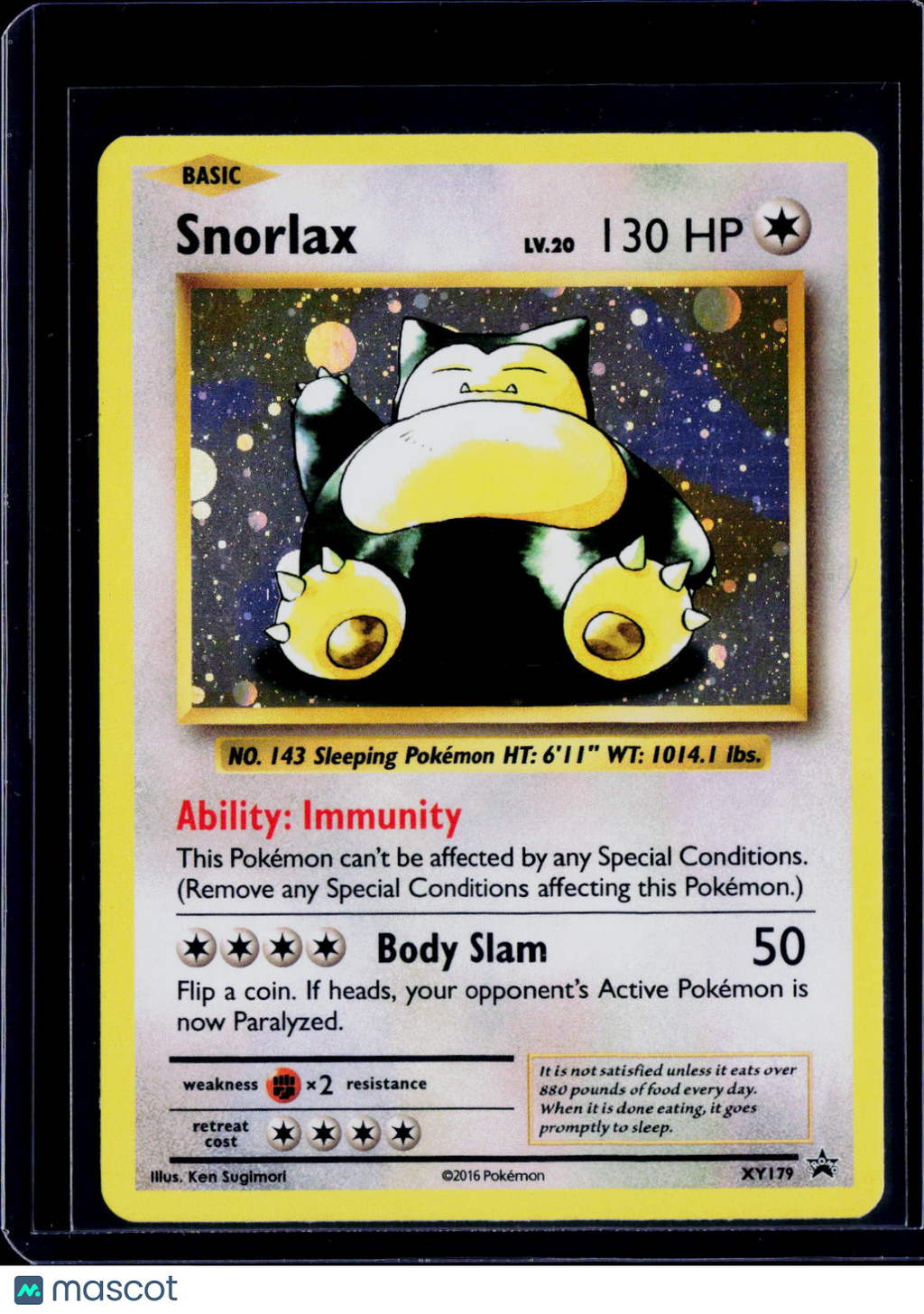 Snorlax Holo XY179 Promo