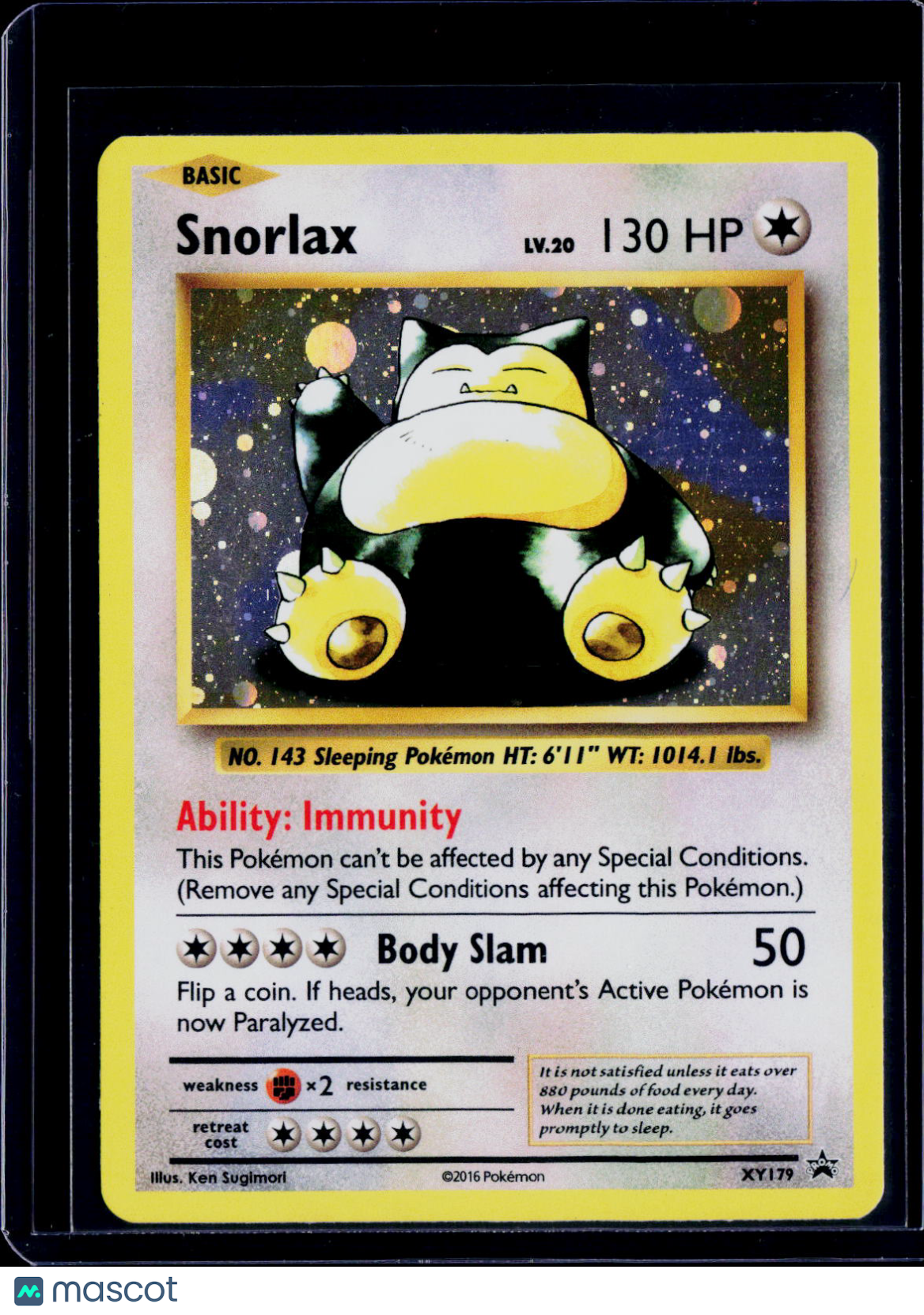 Snorlax Holo XY179 Promo