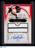 2025 Topps Definitive Derek Jeter Orange Patch Auto 6/25
