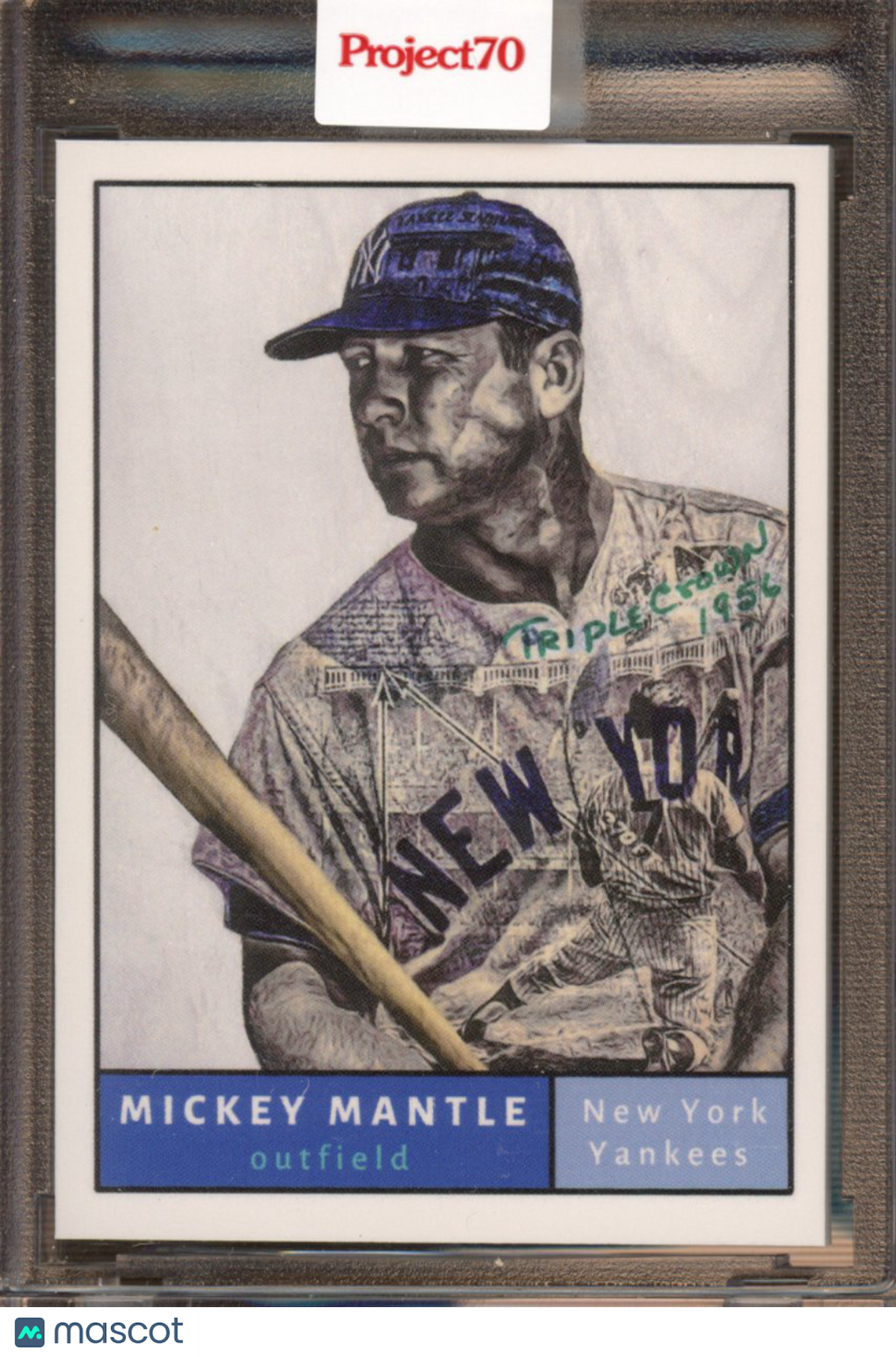 2021 Topps Project 70 Mickey Mantle Lauren Taylor 473