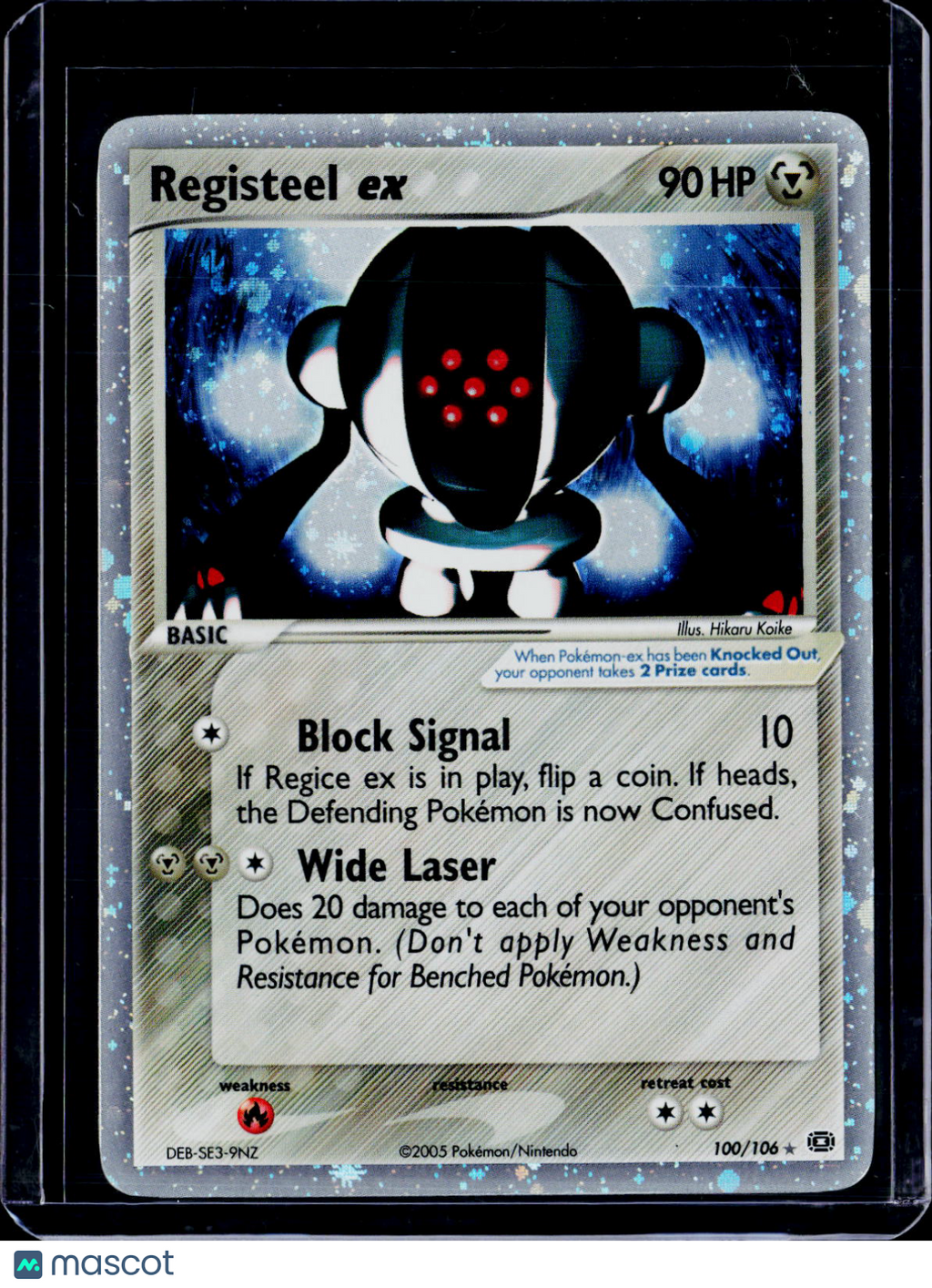 Pokemon Registeel ex 100 106
