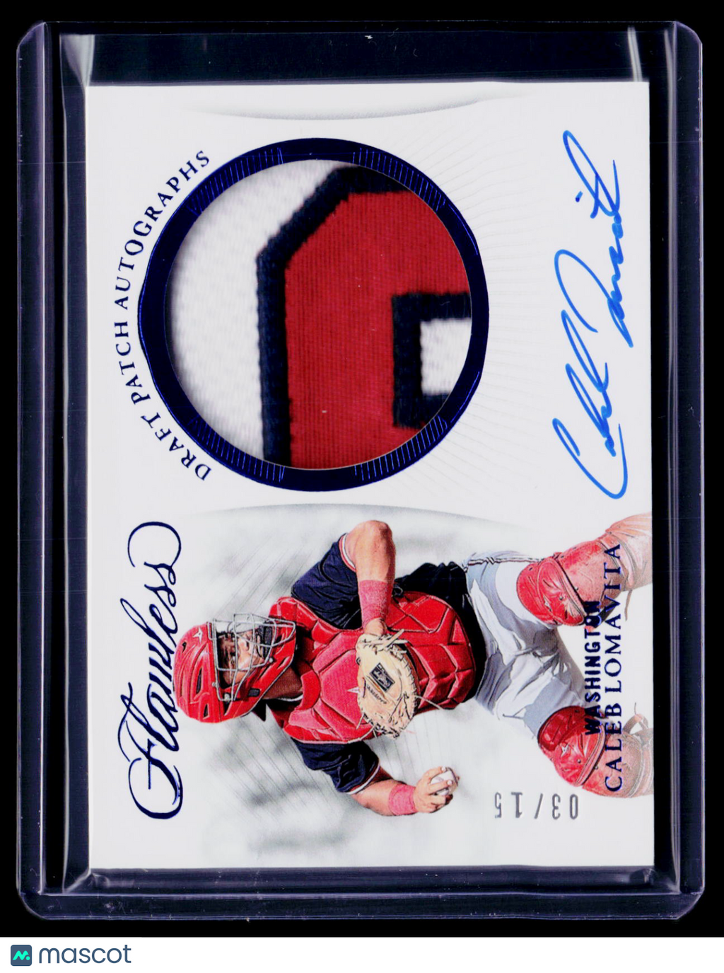 2025 Flawless Caleb Lomavita Patch Auto 3/15
