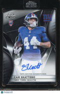 2025 Topps Chrome Black Cam Skattebo Rookie Auto RC