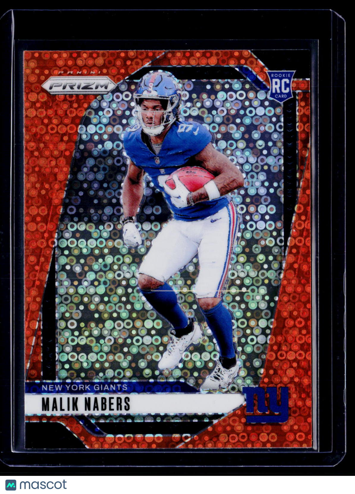2024 Prizm Malik Nabers Rookie Orange Disco RC