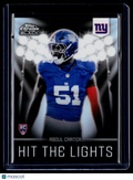 2025 Topps Chrome Black Abdul Carter Rookie Hit The Lights SP RC