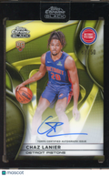 2025 Topps Chrome Black Chaz Lanier Rooke Gold Auto 47/50 RC