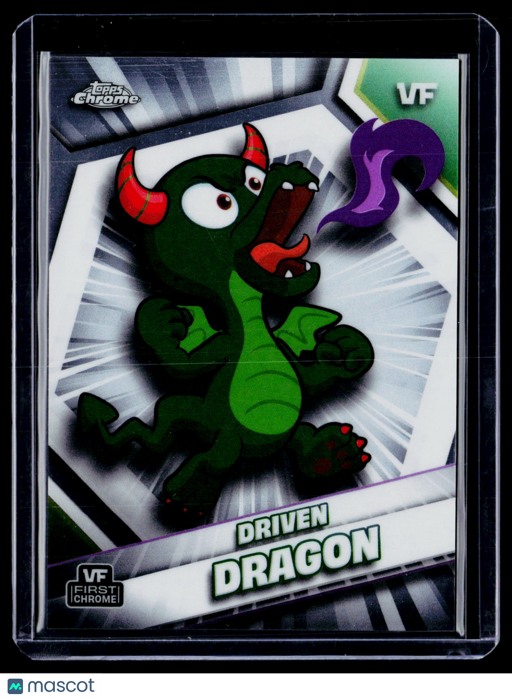 2026 Topps Chrome VeeFriends Driven Dragon Variation Purple Fire SSP